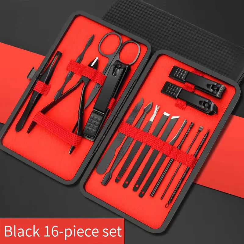 Nail Clipper Set Convenient Beauty Tools Nail Clipper Manicure Nail Trimmer Pedicure Knife Ear Peeling Knife Nail Manicure T