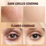Waterproof Matte Concealer Cream Lightweight Foundation Makeup Base Full Coverage For Face And Dark Circles