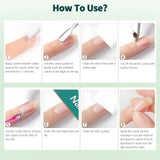 Nailpop Cuticle Oil and Softener for Nails 15ml Cuticle Remover Strengthener Nail Cuticle Protector Moisturize Manicure Kit 1pc