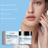 Hydrating Face Moisturizer with Niacinamide Hyaluronic Acid Retinol Repair Skin Barrier Day Night Long-Lasting Hydration Cream