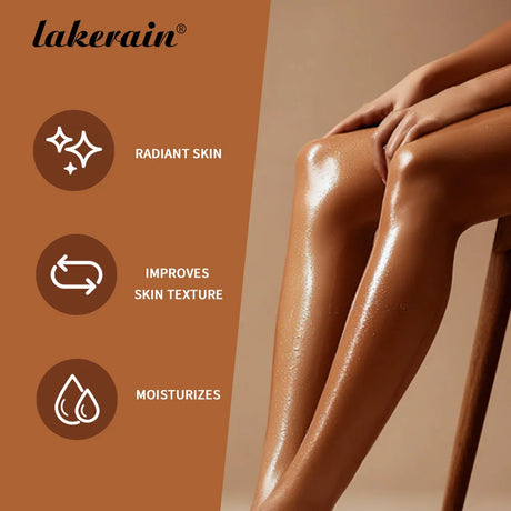 Lakerain Cocoa Body Gel Oil Skin Care Deep Hydrating 200ml Body Oil Cocoa Butter Moisturizing Radian For All Skin Types