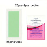 10/20/30/50 Pcs Depilatory Wax Strips For Hair Removal Wax Paper Cold Wax Strips Paper For Face Neck Arm Leg Body Beauty Tools