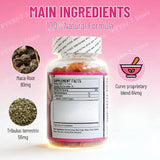 Vegan Maca Gummies Natural Plant Extract Energy Support Energy Hip Curves Support Daily Nutritional Supplement