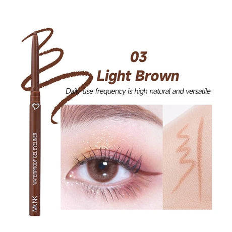 Waterproof Matte Eyeliner Pen, Quick Dry, Long-Lasting, Smooth
