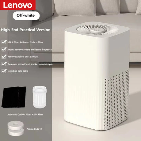Lenovo Smart Air Purifier Desktop Air Cleaner 360°Air Intake Eliminate Formaldehyde Smoke Dust Quickly Removes Odors Low Noise
