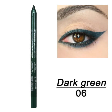 6 Color Colourful Eyeliner Pen High Pigment Pearly Shimmer