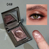 Single Color Glitter Eyeshadow Waterproof Sweatproof Long Lasting Highlight for Party Cosplay