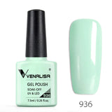 Venalisa 7.5ml Fashion Shiny Soak Off UV Gel Nail Gel Polish Cosmetics Nail Art Manicure Nails Gel Polish Tips Nail Varnish