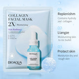 20pcs/5pcs Centella Collagen Face Mask VC Moisturizing Refreshing Sheet Masks Hyaluronic Acid  Facial Mask Skin Care Products