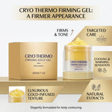 Cryo Thermo Firming Gold Gel for Sagging Skin 200g Anti Cellulite Improve Skin Elasticity Lifting Smoothing Sculpted Body Care ﻿