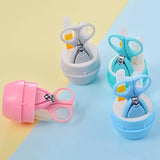 4pcs Infant Baby Clipper Nail Set, Baby Grooming Kit, 4-in-1 Baby Care Set, Baby Nail Clipper, Scissors, File, Tweezer