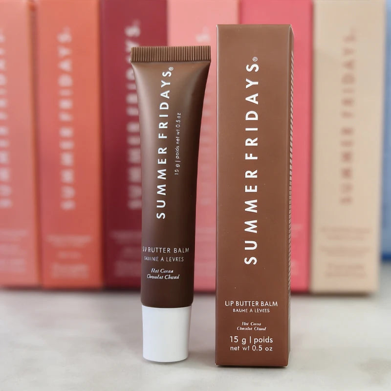 Summer Friday's Lip Balm Moisturizing Mirror Lip Gloss Lip Vanilla Pink Sugar Coffee Cake Smell Lipstick Transparent Makeup Oil