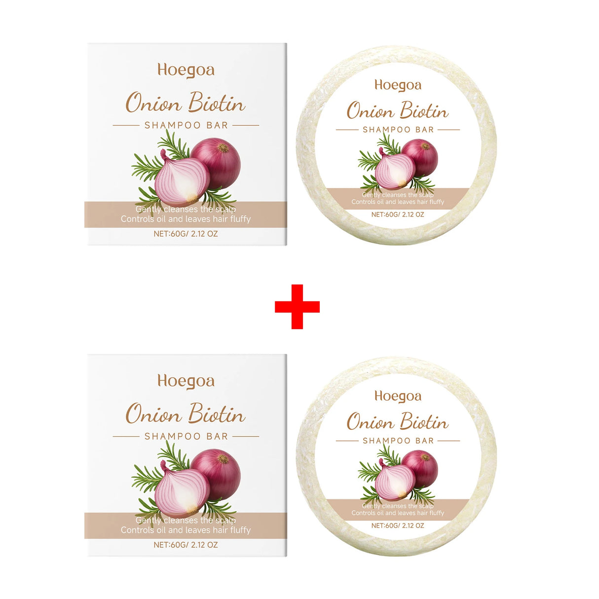 Onion Biotin Shampoo Soap Rosemary Gentle Cleansing Nourish Scalp Hair Growth Anti Loss Moisturizing Smooth For All Hair Types