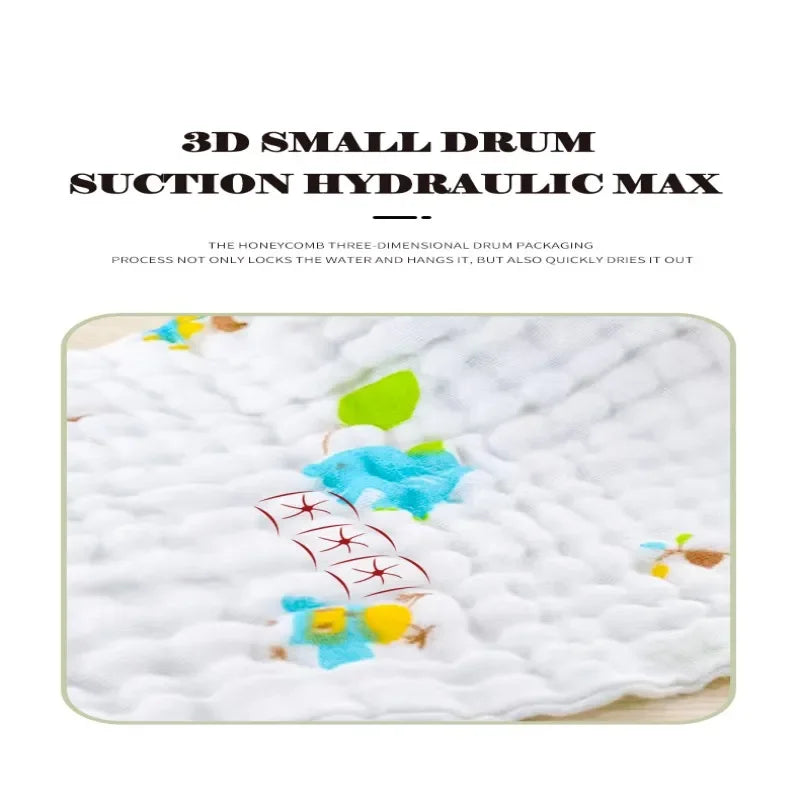 5pcs Baby Muslin Washcloths Burp Cloths, Baby Face Towels, Natural Muslin Cotton Baby Wipes, Soft Face Cloths For Newborn, Baby