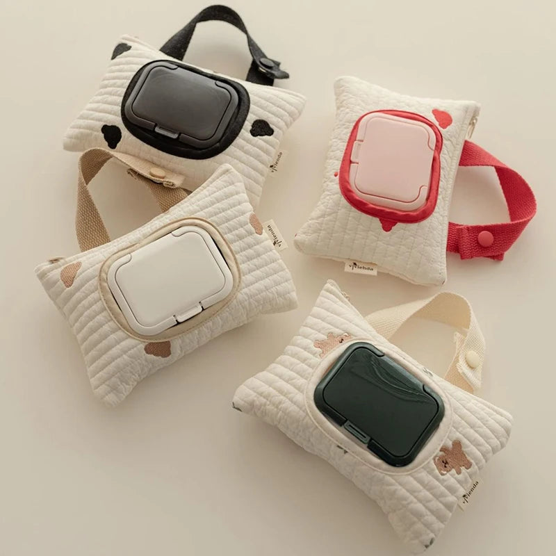 Pouch for Wipes Dispenser Box  Baby Wipe Pouch Water Tissue Holder  Baby Wet Wipes Case  Maengu Tissue Box