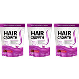 Hair Growth Gummies with Biotin and Vitamins C and E Support Hair Skin and Nails Health Mixed Berry Flavor 60 Gummies