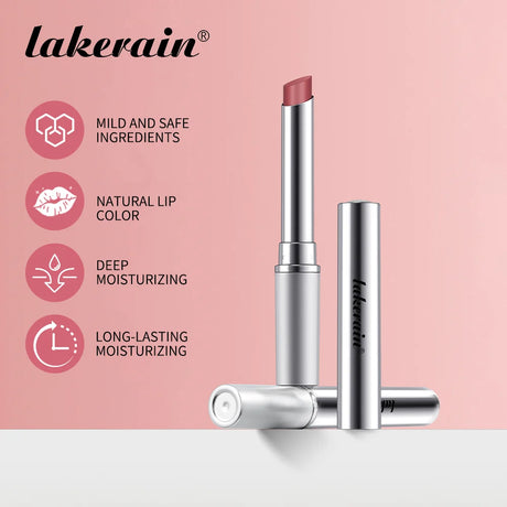 Lakerain Nearly Lipstick Lip Balm Natural Color Creamy Texture Long Lasting Moisturizing  Nourishing Lip Care Gloss Cosmetic