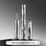 Metal Iron Lashes Mascara Waterproof Silk Fiber Mascara Black Long Curling Eyelash Extensions Non-clumping Eyes Makeup Cosmetics