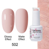 Clou Beaute Gel Nail Polish Neon Brown Royal Blue Red Green Pastal Nude Nail Art Varnishes Gel Lacquer Top Coat UV Gel Nail