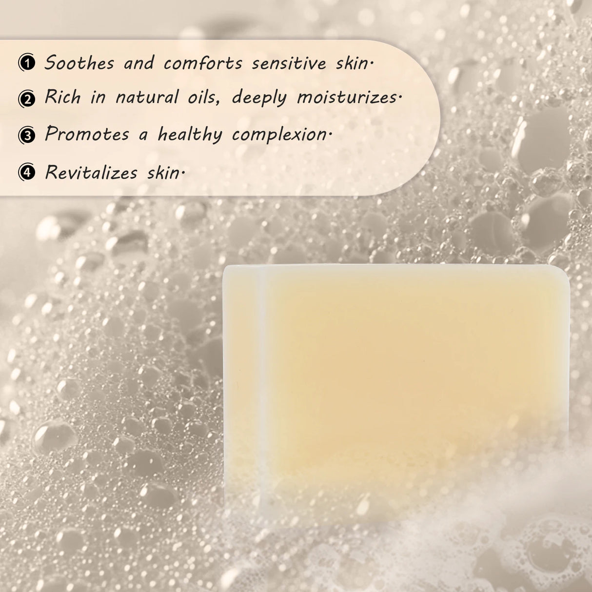 120g Handmade Beef Tallow Soap Bar Face & Body Wash Skin Moisturizer Smooth Natural Grass Fed Tallow Soap for Sensitive Skin
