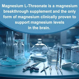 Magnesium L Threonate - Focus and Memory Enhancer, Supports Nerve Function, Muscle Strength, Bone and Joint HealthSupplements