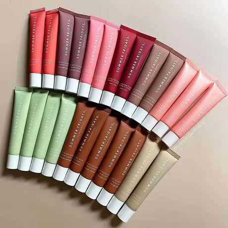 Summer Friday's Lip Balm Moisturizing Mirror Lip Gloss Lip Vanilla Pink Sugar Coffee Cake Smell Lipstick Transparent Makeup Oil