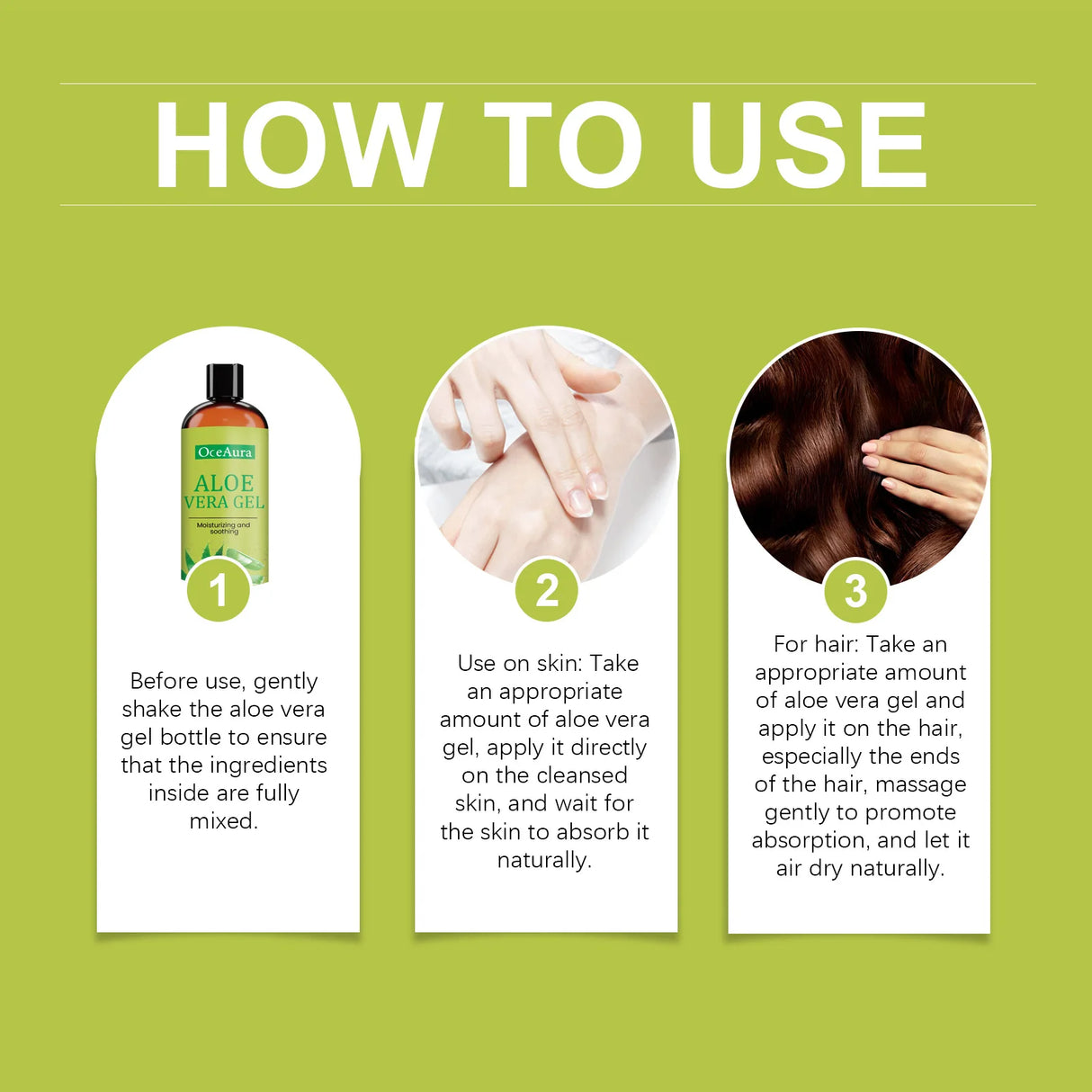 Aloe Vera Gel Nourish Moisturize Smooth Soften Soothe Face Prevent Acne Pimple Redness Cracked Rough Moisturizing Aloe Vera Gel