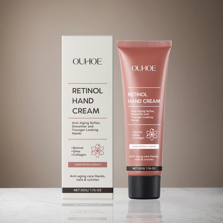 Retinol Hand Cream Firming Hand Lotion Retinol Moisturizer For Aging Dry Cracked Hands Hydrates & Soothes Dry Hands Non-Greasy