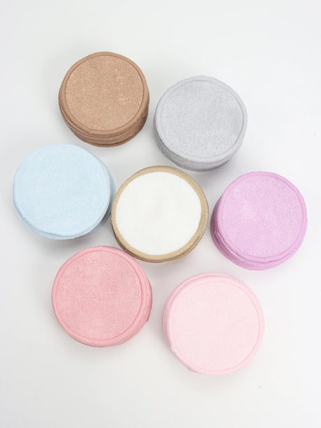 10Pcs Makeup Remover Pads Can Be Soaked in Water and Can Be Removed with Facial Makeup It Can Also Be Used with Makeup Remover.