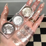 Gorgeous Glitter Eyeshadow Long Lasting Waterproof Pearlescent Glitter Shimmer Eye Shadow Eyes Body Glitter Makeup Cosmetics