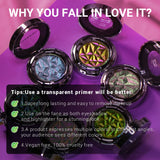 CHARMACY Chameleon Glitter Eyeshadow Color Shift High Pigment Single Eyeshadow Smooth Blendable Formula Eyeshadow for Party