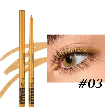 12-Color Fashion Eyeliner Pencil Smokey Punk Style Eye Liner Pen
