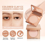 Eye Concealer Corrector Moisturizing Natural Foundation with Brush Cover Dark Circles Skin Neutralizing Under Eye Makeup