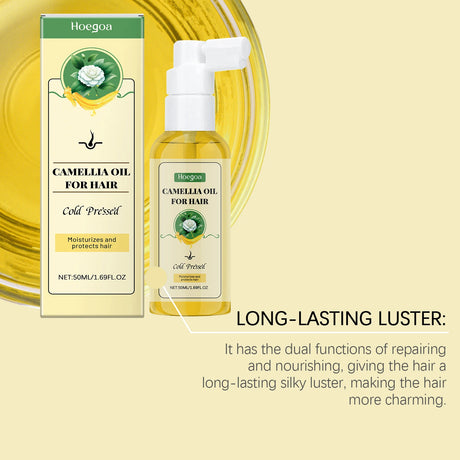 Repairing Camellia Hair Oil Spray For Dry Damaged Frizz Control Nourishing Conditioner With Camellia Seed Oil Hair Treatment