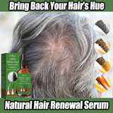 Gray To Black Hair Oil Reduces Premature Graying  Nourishes Follicles Restores Natural Black Pigment Darkening Gray/white Hair