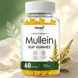 Vanayt 2000 mg Mullein Leaf Gummies - Supports Clear Lungs & Respiratory Health, Natural Detoxification, Enhanced Immune Function