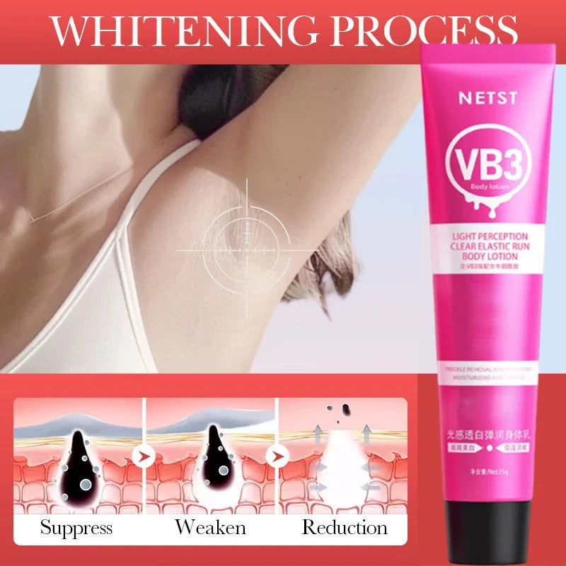 Body Whitening Cream Arms Thighs Underarm Knees Whitening Essence Cream Brighten Moisturizing Body Korean Skin Care Products