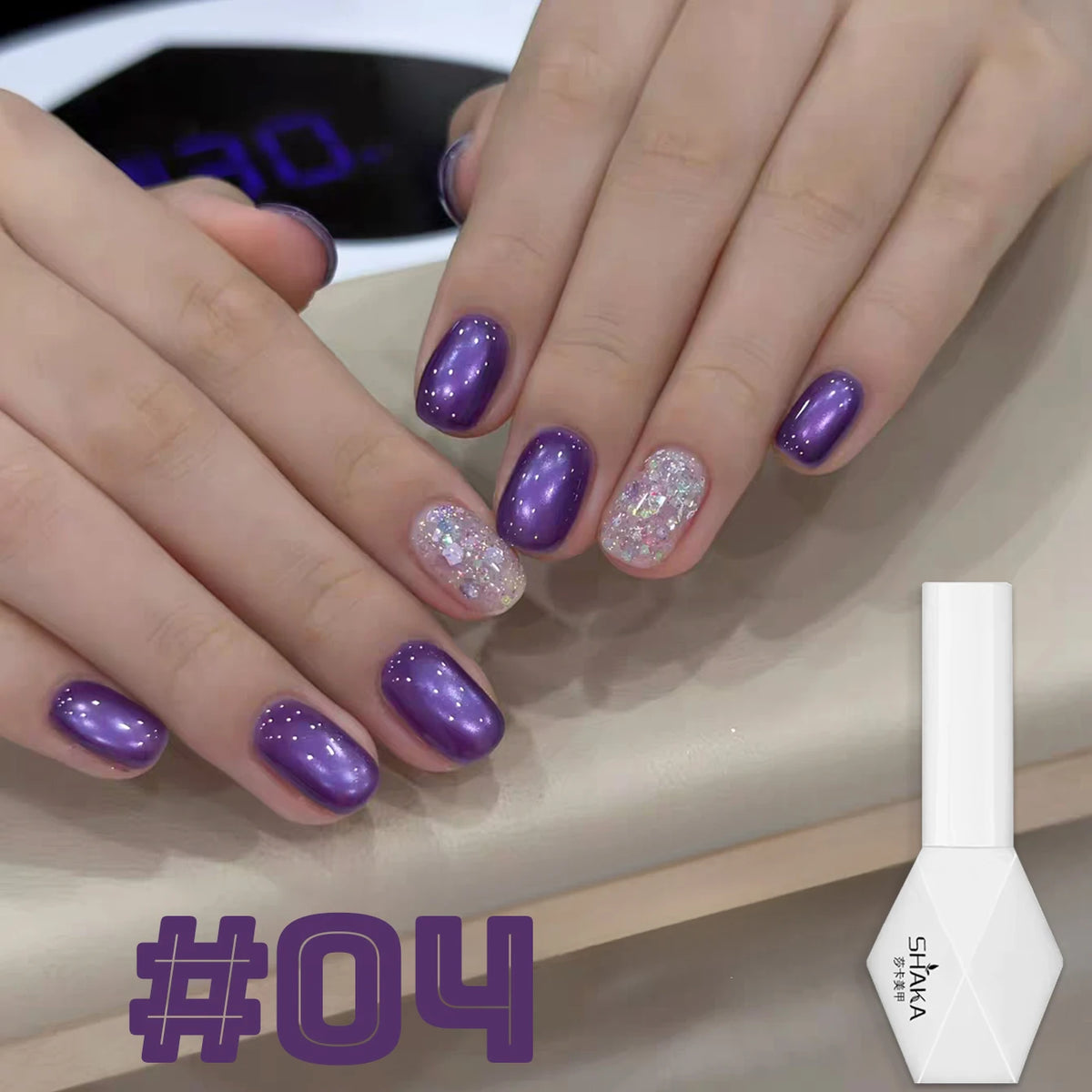 WS 10ML Sunlight Cat Eye Gel Nail Polish Autumn Winter Whitening Wine Red Color Light Sunset Glow Cat Eye Glass Beads Nail Atr