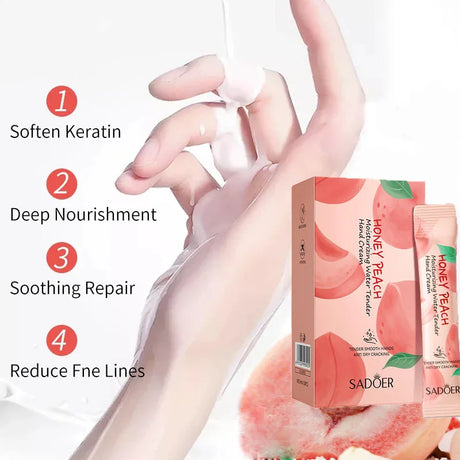 Soft Hand Cream Lotions Serum Repair Nourishing Hand Skin Care Anti Scrub honey peach Anti Aging Moisturizing Whitening Cream