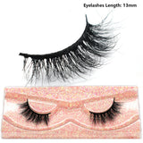 Half Lashes Short Mink Eyelashes Fluffy Soft False Eyelashes Wispy Cross Strip Eye Lashes Natural Mink Eyelash Extension Makeup