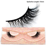 Half Lashes Short Mink Eyelashes Fluffy Soft False Eyelashes Wispy Cross Strip Eye Lashes Natural Mink Eyelash Extension Makeup