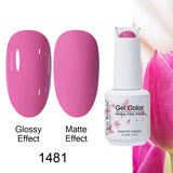 Clou Beaute Gel Nail Polish Neon Brown Royal Blue Red Green Pastal Nude Nail Art Varnishes Gel Lacquer Top Coat UV Gel Nail