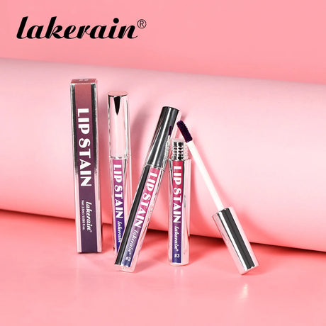 Peel Off Lip Stain 3 Colors Reveal Long Lasting Waterproof Pink Lip Tint Transfer Proof Non-stick Cup Lip Stain Women's Cosmetic