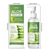 Aloe Vera Gel Instant Soothing After-Sun Moisturizing Hydrating For Face & Body Refreshing Hydrates Dry Skin with Aloe Water