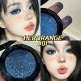 Smoked Blue Sparkling Shiny Eyeshadow Cream Monochrome Eye Shadow Metallic Purple Green Diamond Brightening Glitter Highlighter