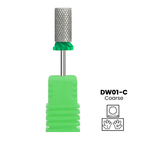 Diamond Ceramic Nail Drill Bits Milling Cutter For Manicure Left Right Rotary Cuticle Files Buffer DIY Nails Accessories Tools