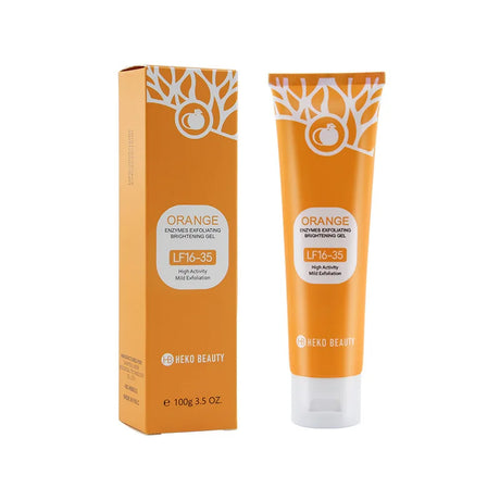 1/2/3pcs Orange Exfoliating Gel For Face, Deeply Cleanses & Moisturizes, Gently Removes Dead Skin & Pilling, Brightening Scrub