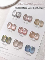 WS Black Glass Cat Magnetic Gel Nail Polish Punk Style Nail Art Manicure Varnis Semi Permanent Gel for Winter Nail Supplies