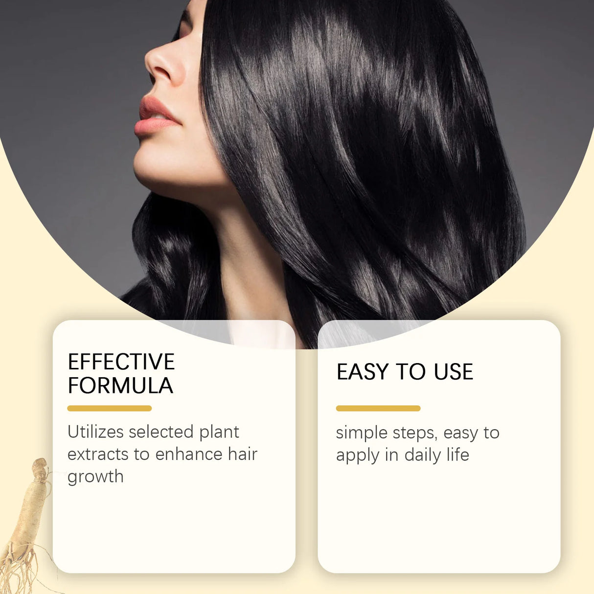 Hair Darkening Serum Deep Clean Scalp Dirt Nourish Strengthen Hair Roots Prevent Hair Loss Anti Breakage Hair Care Essence