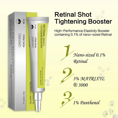 Retinol VC Face Cream Eye Serum Firming Lifting Hydrating Smooth Dark Circles Boost Skin Elasticity Natural Glow Moisturizer